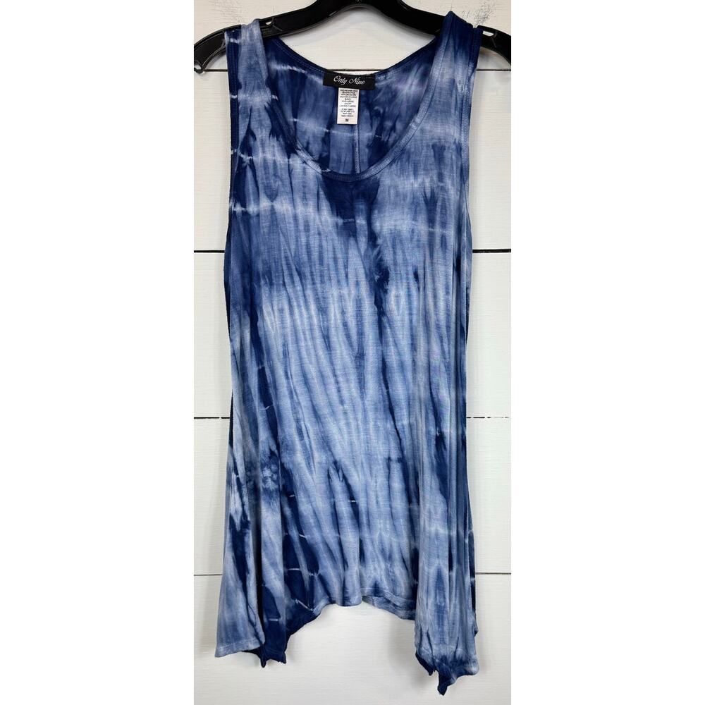 Only Nine Blue Tank Top Women's Medium